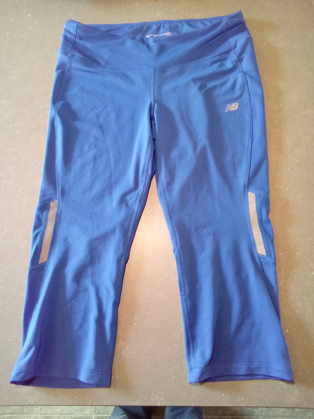 New Balance Royal Blue Women's Crop Athletic Pants